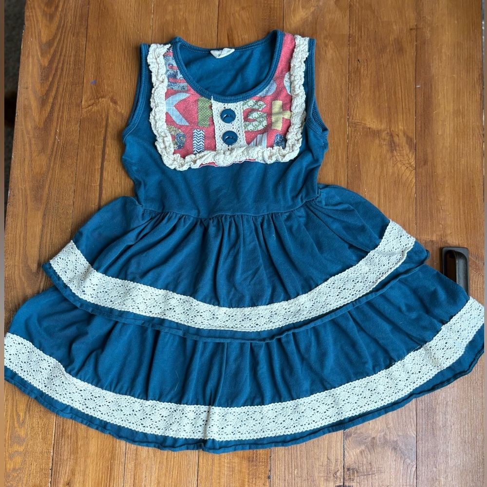 Tutu & Lulu Girls Alphabet Twirl Sleeveless 6/7 Dress